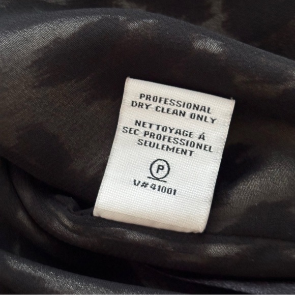 Diane Von Furstenberg Jackie Silk Tank Top XS Cheetah Print Black - Picture 8 of 9